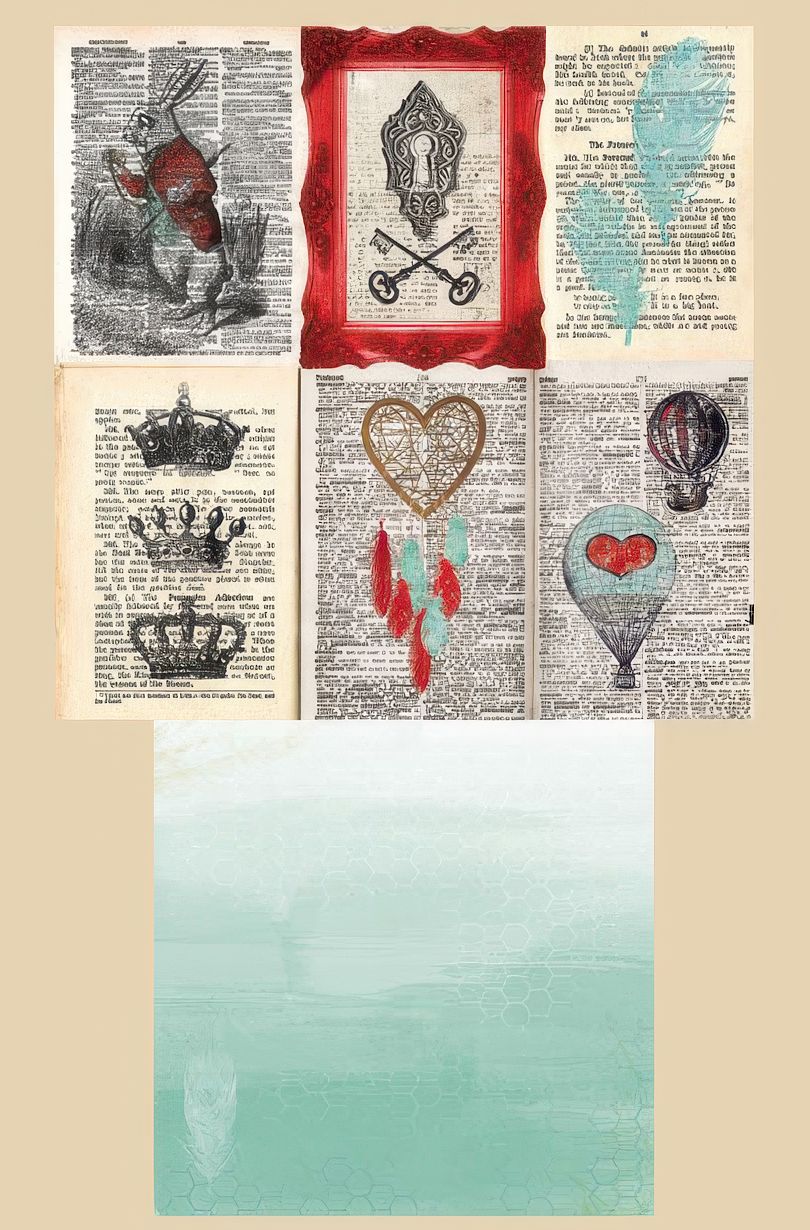Bo Bunny - Star-Crossed - 12&quot;x12&quot; Double-sided Paper - Altered