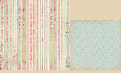Bo Bunny - Soiree - 12&quot;x12&quot; Double-sided Paper - Stripe