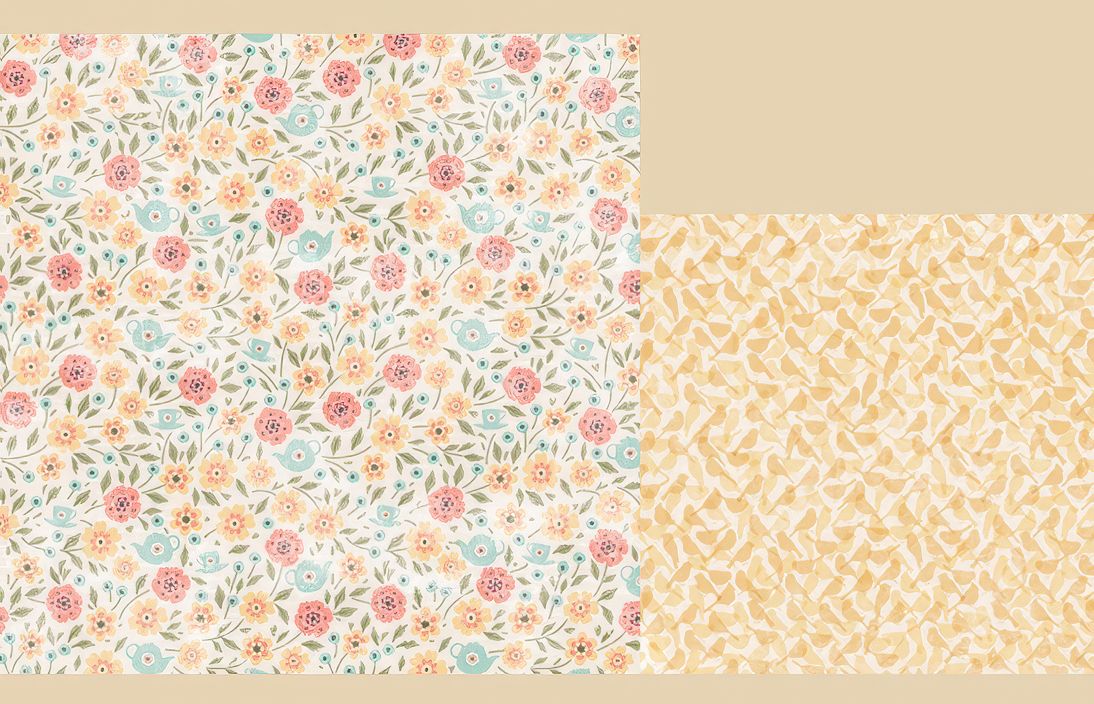 Bo Bunny - Early Bird - 12&quot;x12&quot; Double-sided Paper - Enchanted