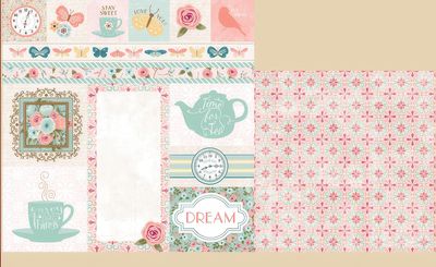 Bo Bunny - Early Bird - 12&quot;x12&quot; Double-sided Paper - Arrival