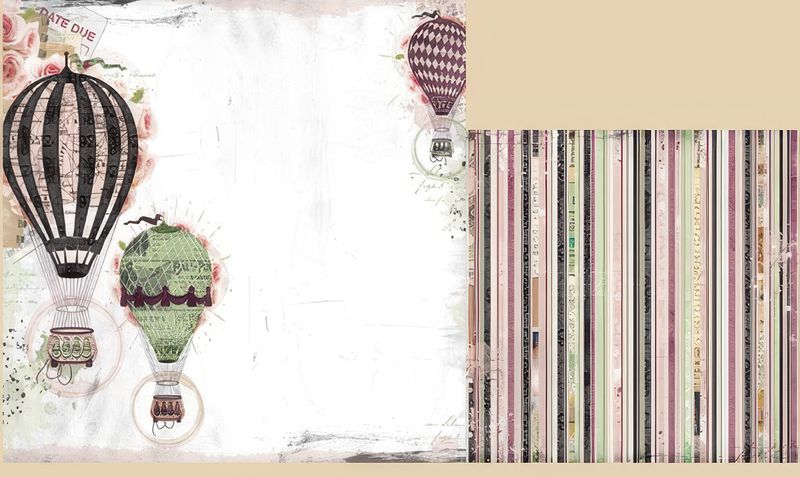 Bo Bunny - Beautiful Dreamer - 12&quot;x12&quot; Double-sided Paper - Beautiful Dreamer