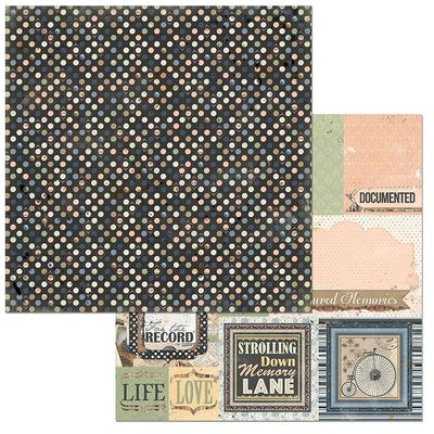 Bo Bunny - Once upon a Lifetime - 12&quot;x12&quot; Double-sided Paper - Generations