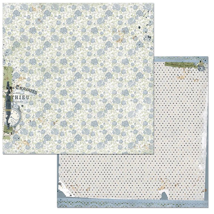 Bo Bunny - Once upon a Lifetime - 12"x12" Double-sided Paper - Namesake