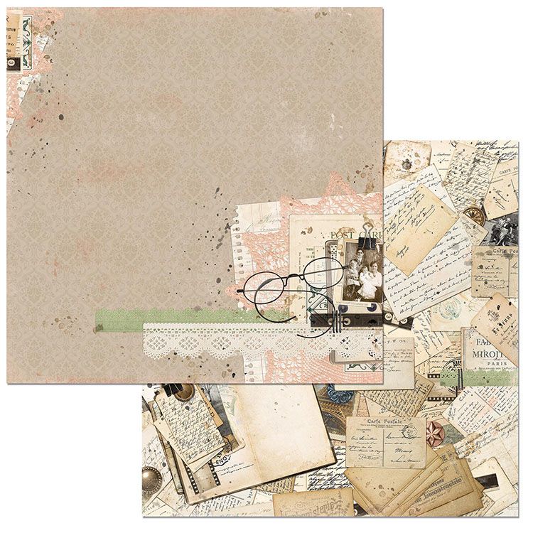Bo Bunny - Once upon a Lifetime - 12&quot;x12&quot; Double-sided Paper - Once Upon A Lifetime