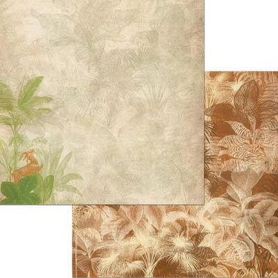 Bo Bunny -  Jungle Life - 12&quot; x 12&quot; Double-sided Paper - Canopy