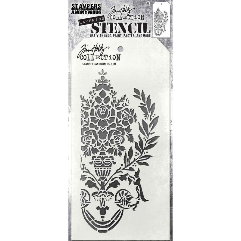 Stampers Anonymous - Tim Holtz - Layered Stencil - Crest