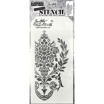 Stampers Anonymous - Tim Holtz - Layered Stencil - Crest