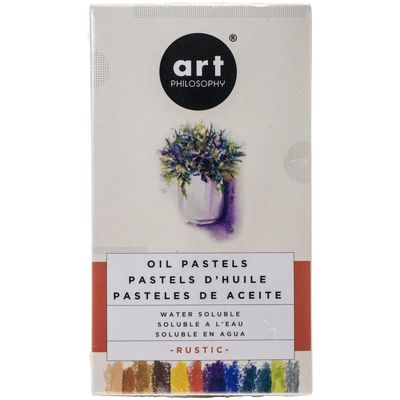 Prima Marketing - Art Philosophy - Oil Pastels - Water Soluble - Rustic