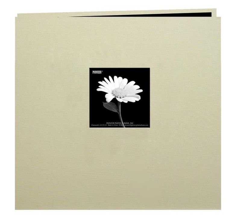 Pioneer - 12"x12" Photo Album - Cloth Cover - Biscotti Beige