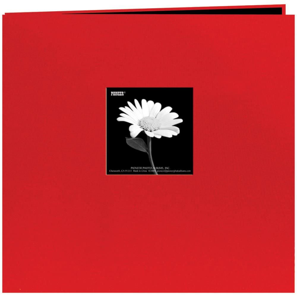 Pioneer - 12&quot;x12&quot; Photo Album - Cloth Cover - Red
