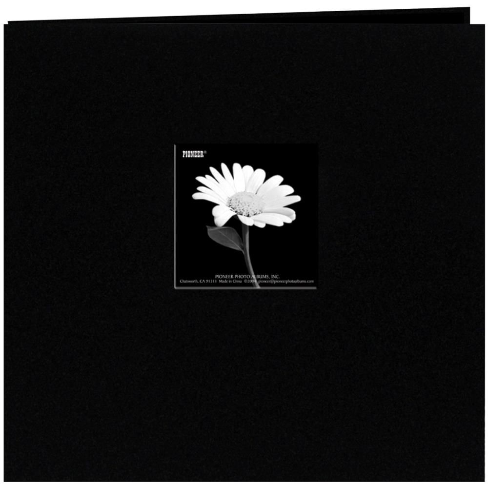 Pioneer - 12&quot;x12&quot; Photo Album - Cloth Cover - Black