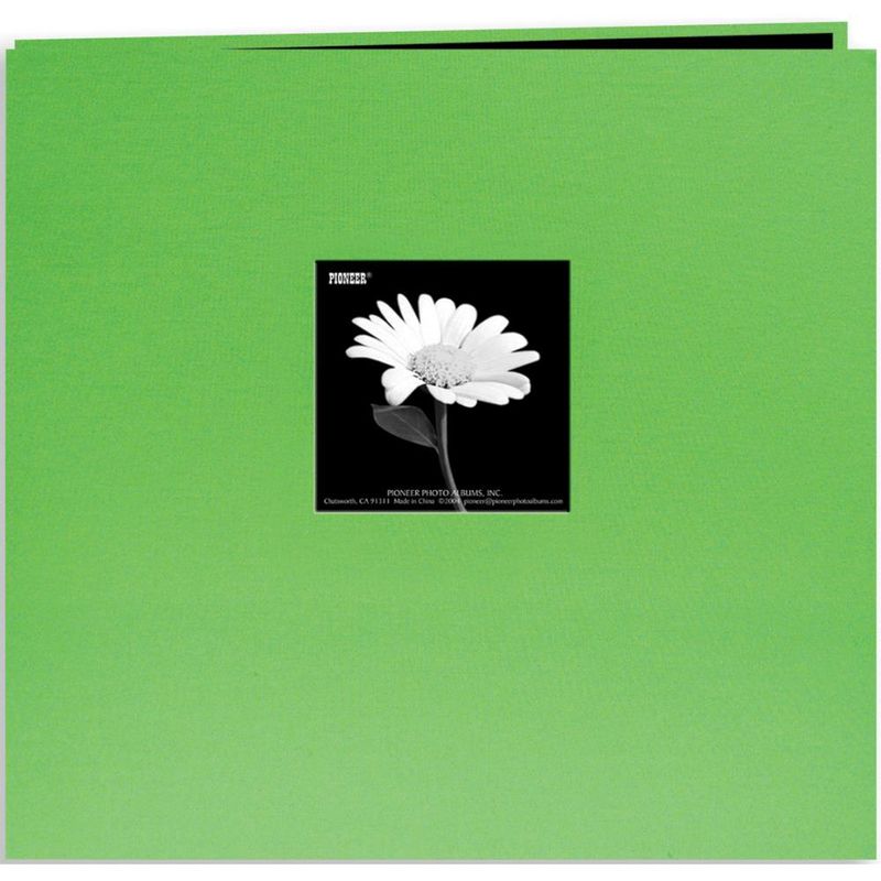 Pioneer - 12&quot;x12&quot; Photo Album - Cloth Cover - Citrus Green