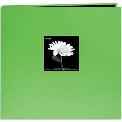 Pioneer - 12&quot;x12&quot; Photo Album - Cloth Cover - Citrus Green