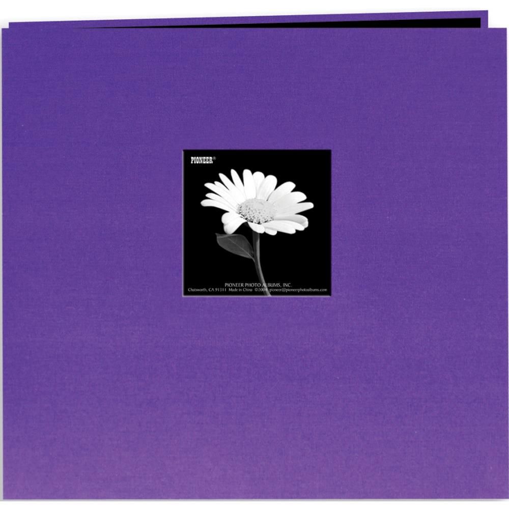 Pioneer - 12&quot;x12&quot; Photo Album - Cloth Cover - Grape Purple
