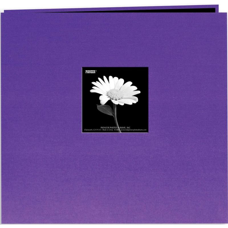 Pioneer - 12&quot;x12&quot; Photo Album - Cloth Cover - Grape Purple