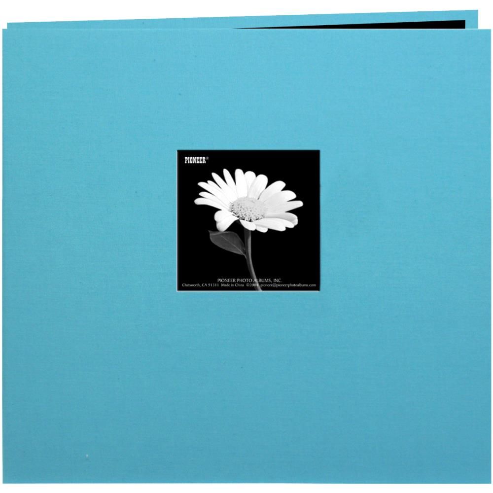 Pioneer - 12&quot;x12&quot; Photo Album - Cloth Cover - Turquoise Blue