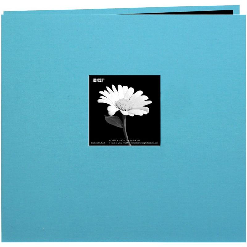 Pioneer - 12&quot;x12&quot; Photo Album - Cloth Cover - Turquoise Blue