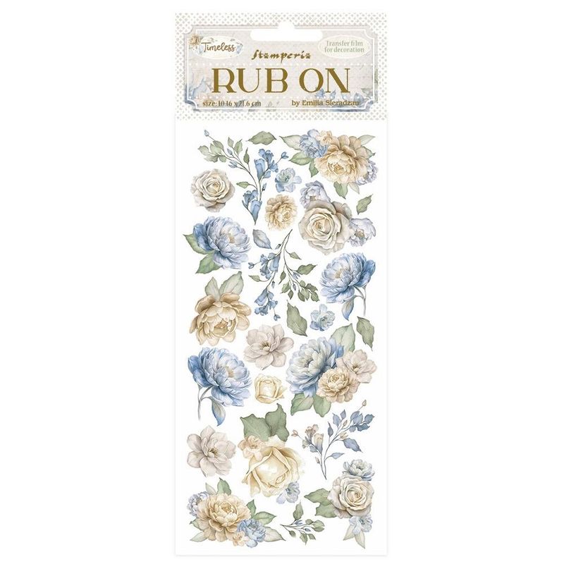 Stamperia - Timeless - Rub-ons - Flowers