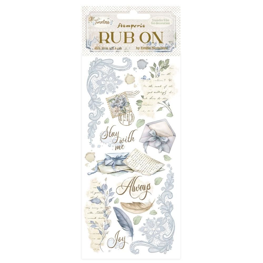 Stamperia - Timeless - Rub-ons - Letters