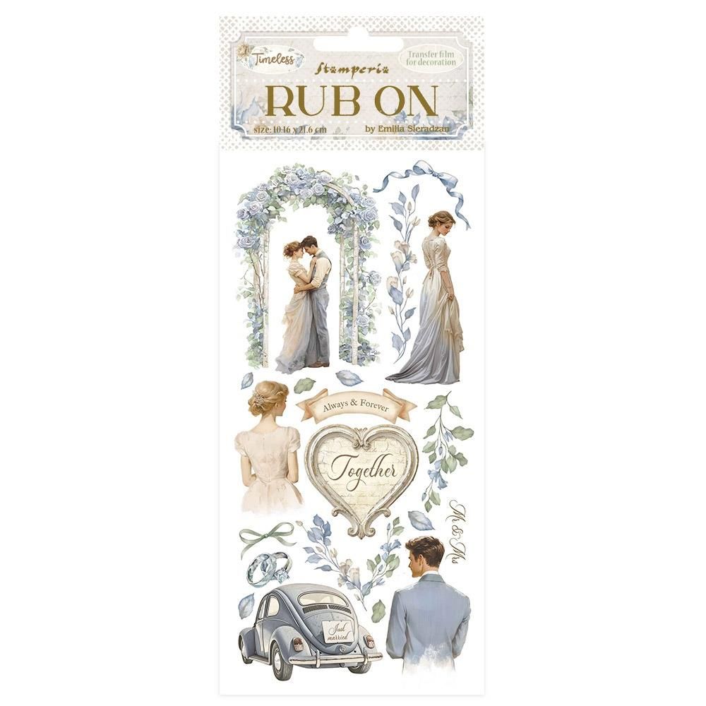 Stamperia - Timeless - Rub-ons - Wedding