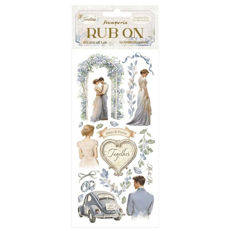 Stamperia - Timeless - Rub-ons - Wedding