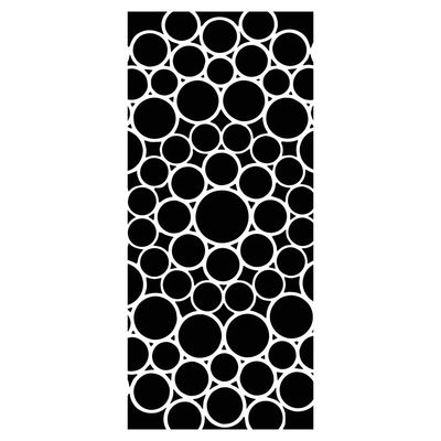 The Crafters Workshop - 4&quot;x9&quot; Slimline Stencil - Bubble Circles
