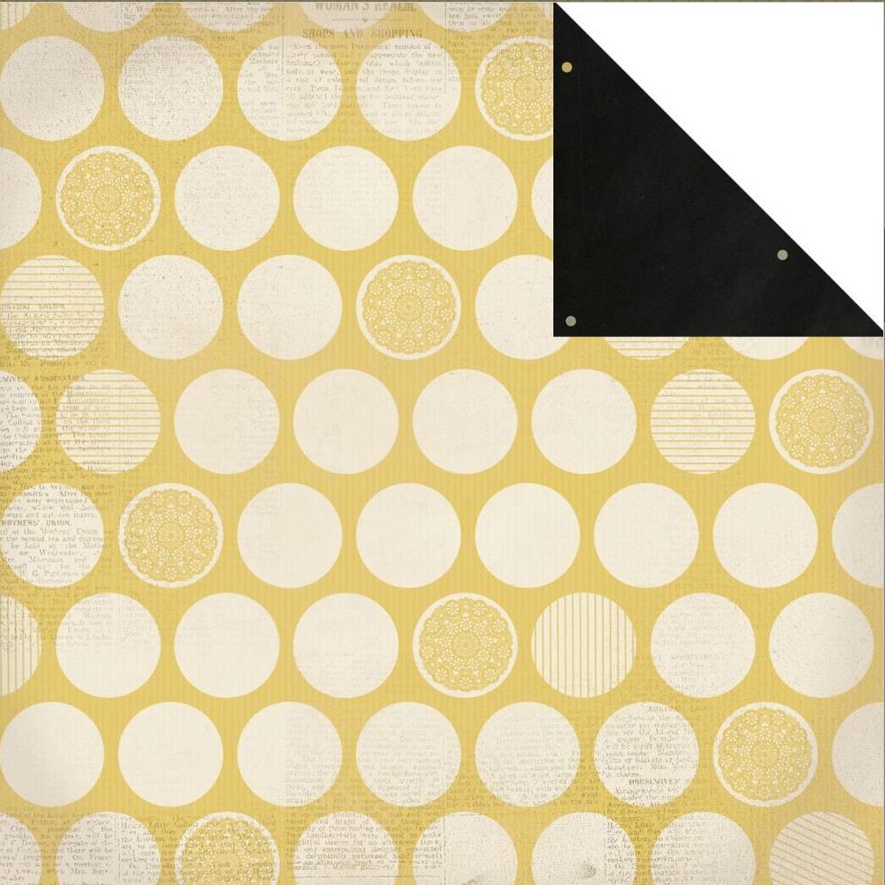 Kaisercraft - Take Note - 12"x12" Double-sided Paper Sheet - Message