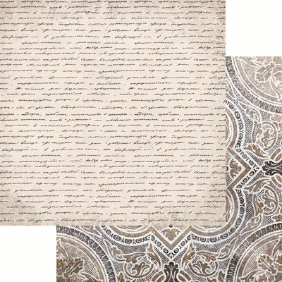 Kaisercraft - Pen &amp; Ink - 12&quot;x12&quot; Double-sided Paper Sheet - Journaled