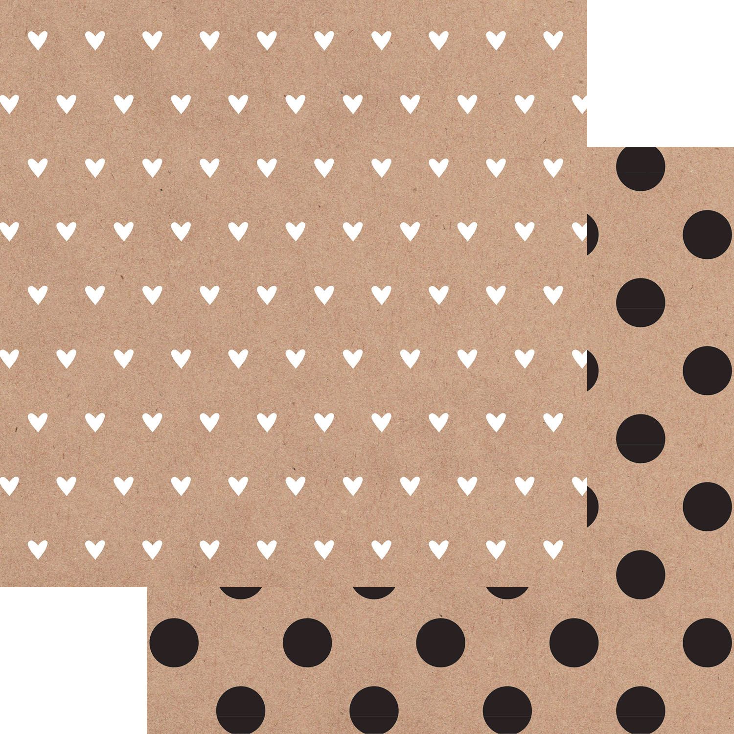 Kaisercraft - Mix &amp; Match - 12&quot;x12&quot; Double-sided Paper Sheet - Tiny Hearts