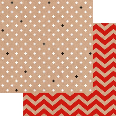 Kaisercraft - Mix &amp; Match - 12&quot;x12&quot; Double-sided Paper Sheet - Crosses
