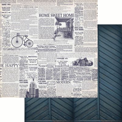 Kaisercraft - Blue Bay - 12&quot;x12&quot; Double-sided Paper Sheet - Misty