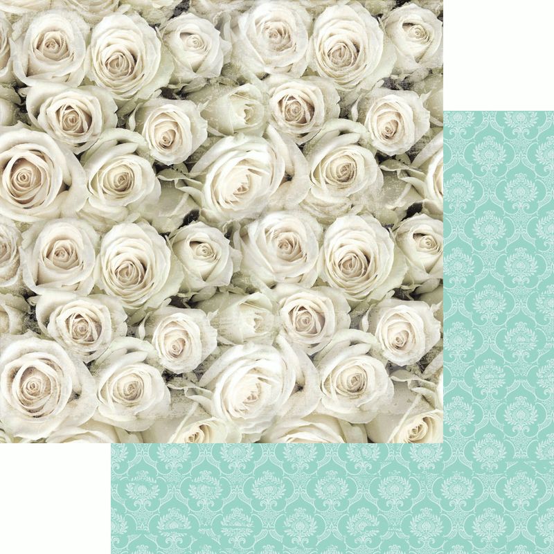 Kaisercraft - Blue Bay - 12"x12" Double-sided Paper Sheet - Turquoise