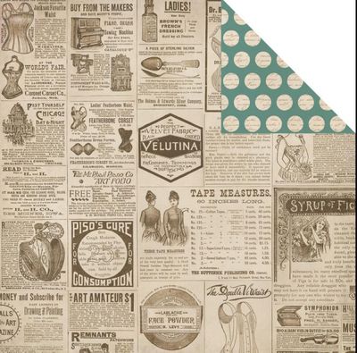 Kaisercraft - Betsy&#39;s Couture - 12&quot;x12&quot; Double-sided Paper Sheet - Kitten Heel