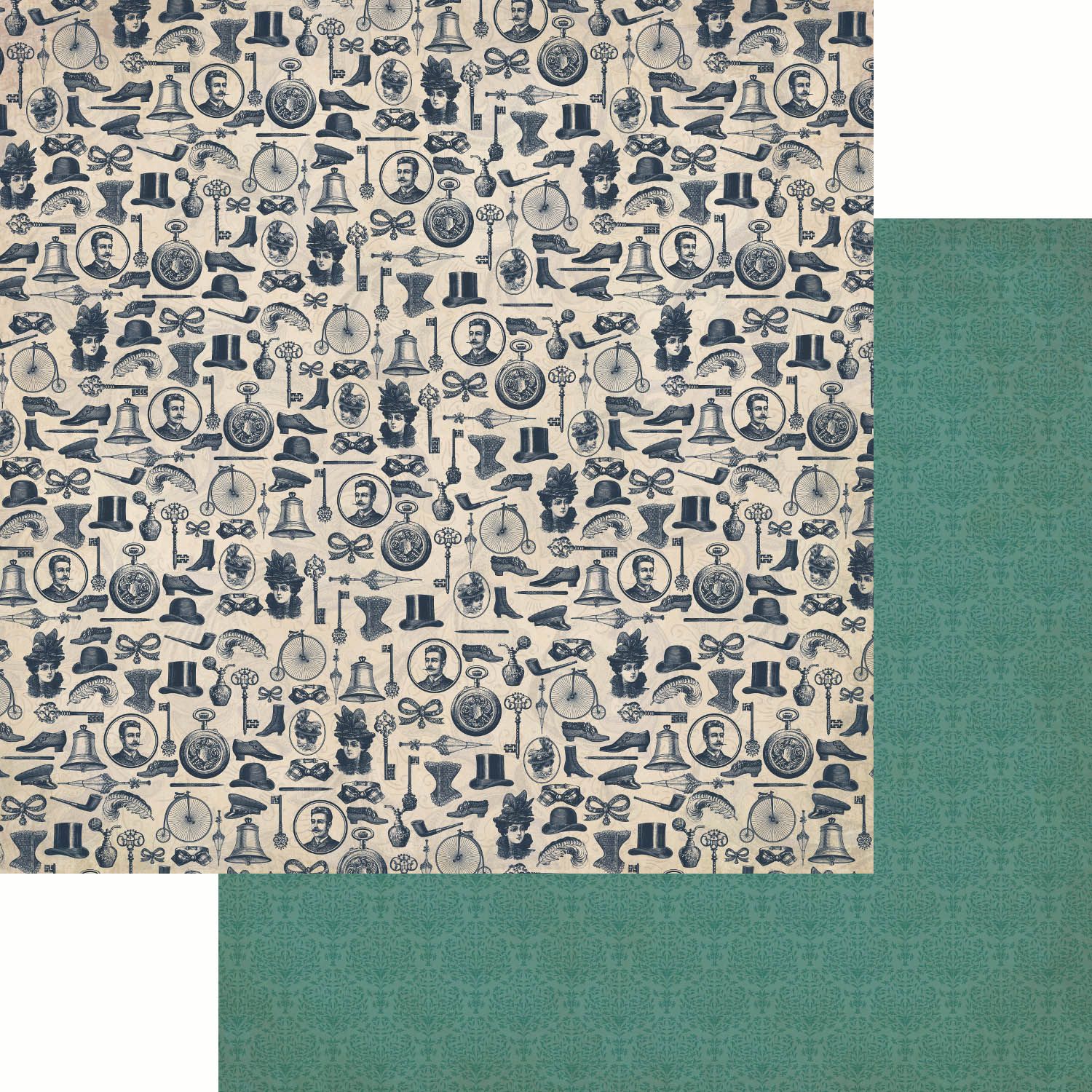 Kaisercraft - Betsy&#39;s Couture - 12&quot;x12&quot; Double-sided Paper Sheet - Bolero