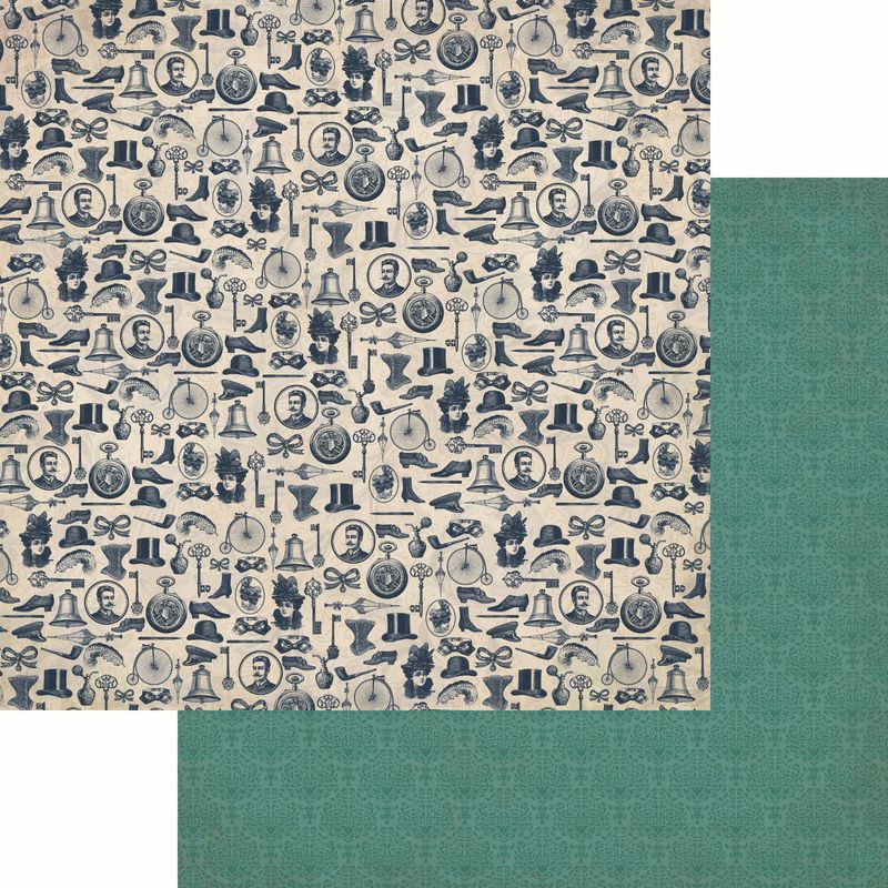 Kaisercraft - Betsy&#39;s Couture - 12&quot;x12&quot; Double-sided Paper Sheet - Bolero