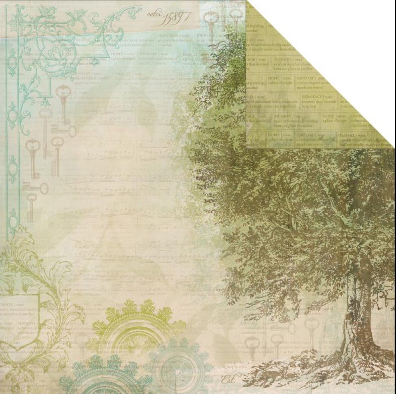 Kaisercraft - Heirloom - 12&quot;x12&quot; Double-sided Paper Sheet - Generations