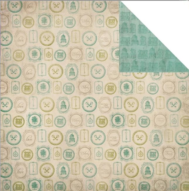 Kaisercraft - Heirloom - 12&quot;x12&quot; Double-sided Paper Sheet - History