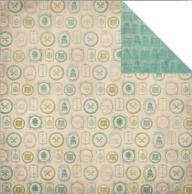 Kaisercraft - Heirloom - 12&quot;x12&quot; Double-sided Paper Sheet - History