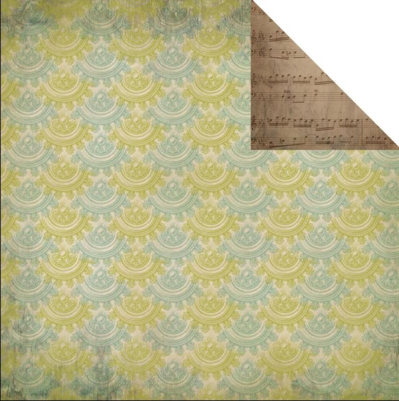 Kaisercraft - Heirloom - 12&quot;x12&quot; Double-sided Paper Sheet - Past