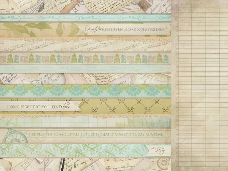 Kaisercraft - Heirloom - 12&quot;x12&quot; Double-sided Paper Sheet - Stories