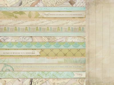 Kaisercraft - Heirloom - 12&quot;x12&quot; Double-sided Paper Sheet - Stories