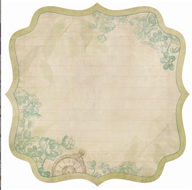 Kaisercraft - Heirloom - 12&quot;x12&quot; Die Cut Paper