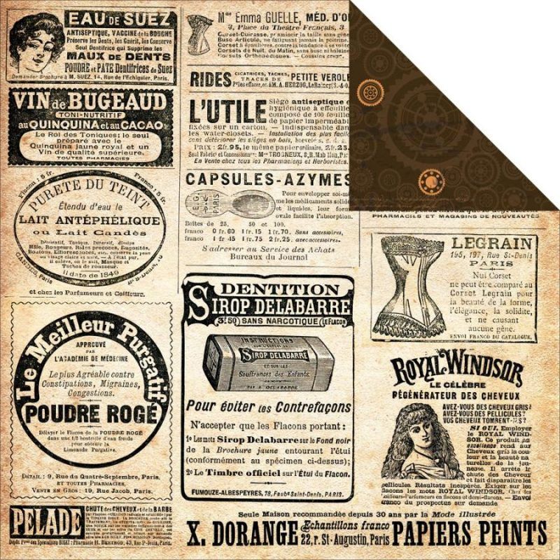 Kaisercraft - Miss Empire - 12"x12" Double-sided Paper Sheet - Dynasty