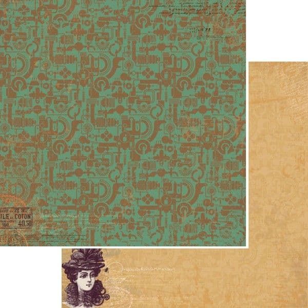 Kaisercraft - Miss Empire - 12&quot;x12&quot; Double-sided Paper Sheet - Influence