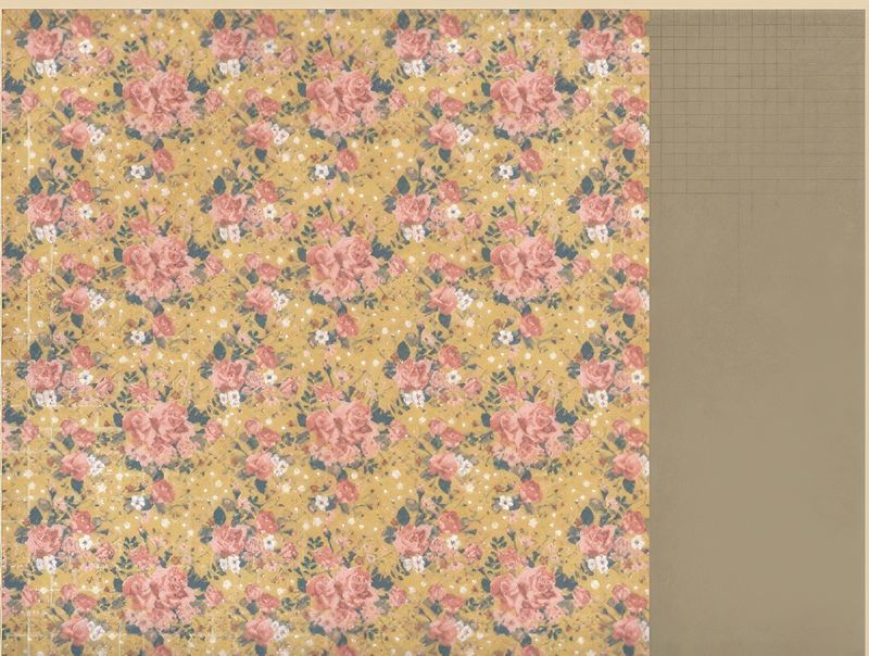 Kaisercraft - Forget-Me-Not - 12"x12" Double-sided Paper Sheet - Corsage
