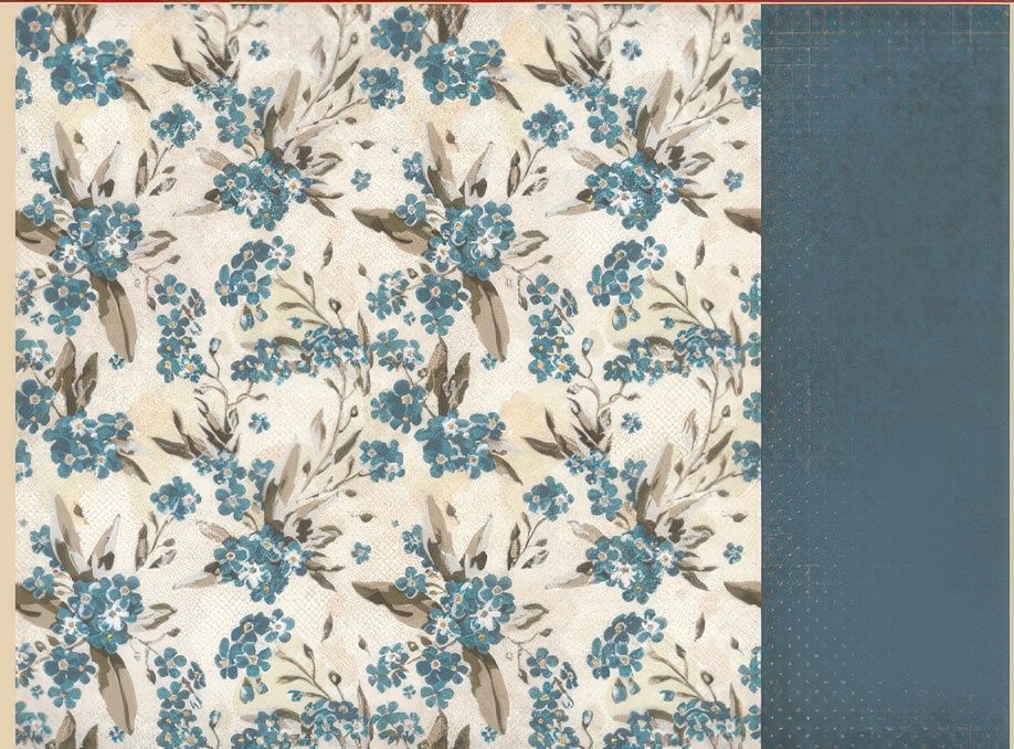 Kaisercraft - Forget-Me-Not - 12&quot;x12&quot; Double-sided Paper Sheet - Bluebell