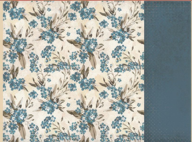 Kaisercraft - Forget-Me-Not - 12"x12" Double-sided Paper Sheet - Bluebell