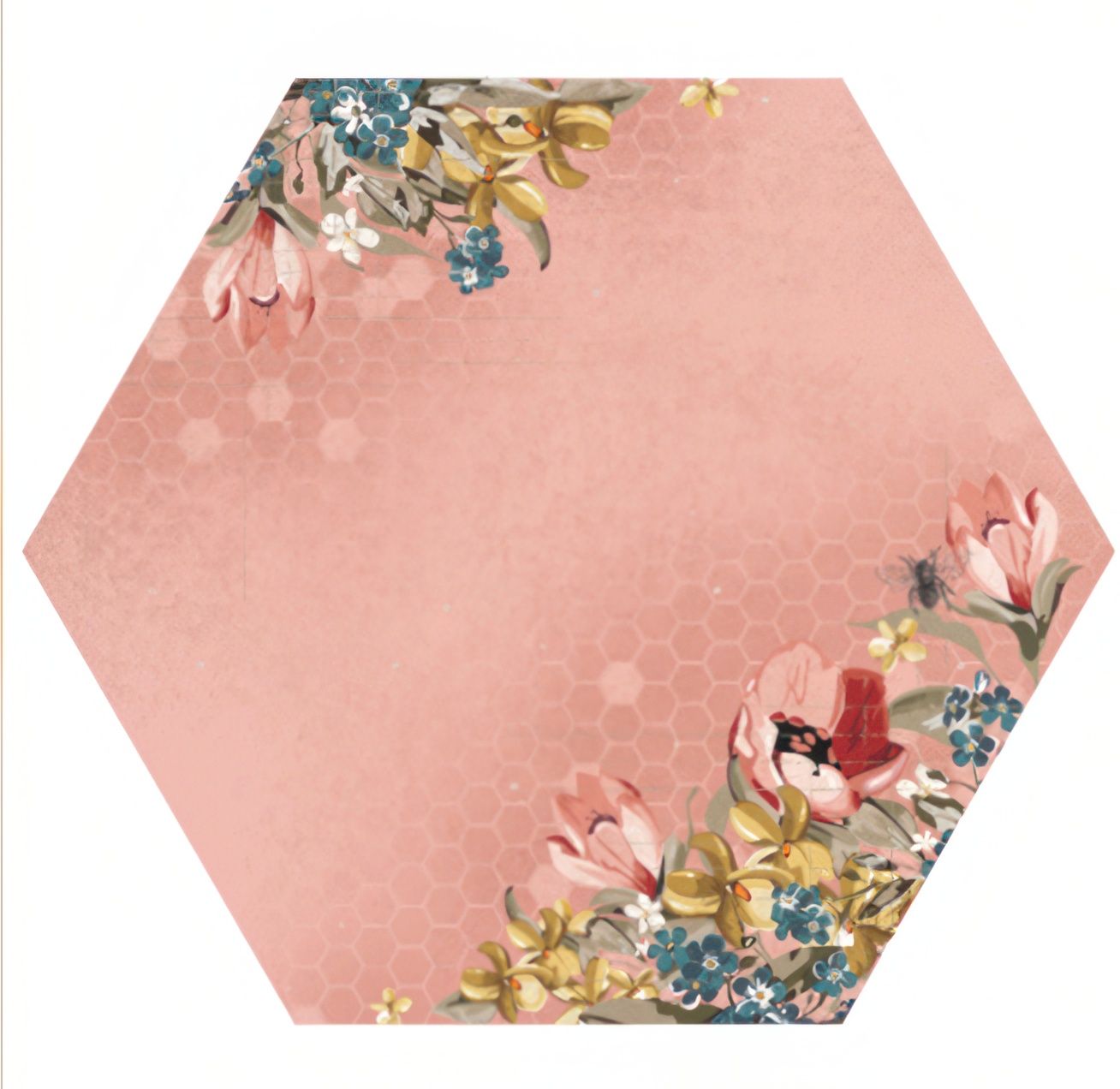 Kaisercraft - Forget-Me-Not - 12&quot;x12&quot; Die Cut Paper - Orchid
