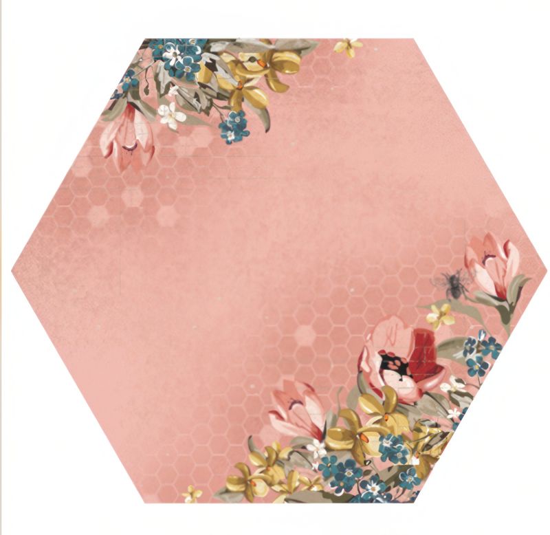 Kaisercraft - Forget-Me-Not - 12"x12" Die Cut Paper - Orchid