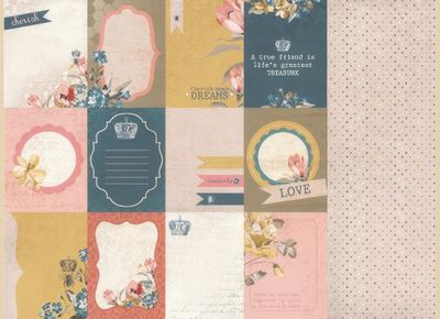 Kaisercraft - Forget-Me-Not - 12&quot;x12&quot; Double-sided Paper Sheet - Tulip